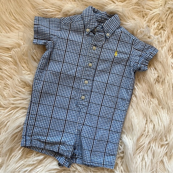 Ralph Lauren Other - Ralph Lauren Blue, Navy, White Romper